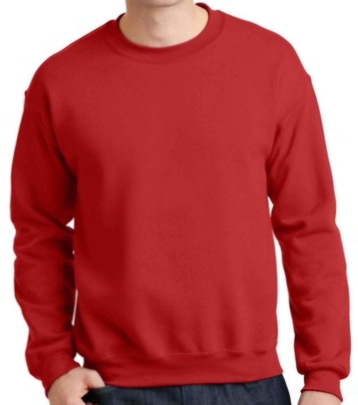 Adult Heavy Blend™ Fleece Crew Cherry Red